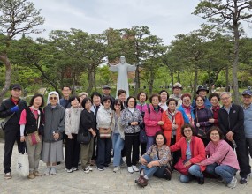 찬미예수님, 2026년 5월 23일 평화의 어머니 꾸리아 성지순례(남양성모성지,제부도) 사진입니다.